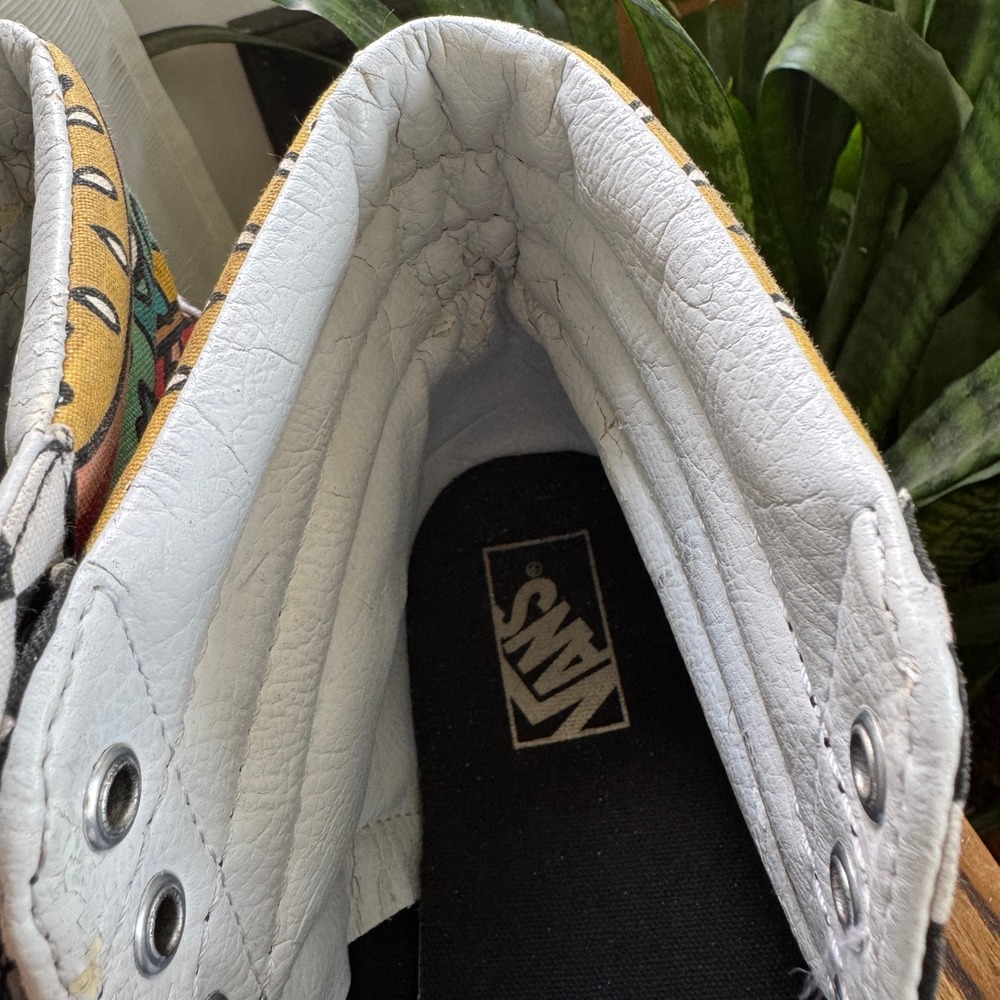 Vans Sk8-Hi Late Night Burger Checkerboard High Top Mens 12 Shoes - Picture 9 of 10
